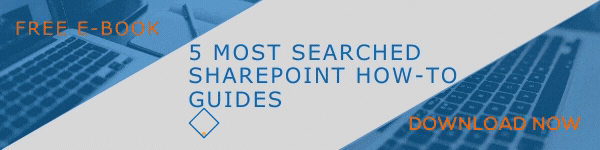 Free E-book - 5 Most searched SharePoint How to Guides